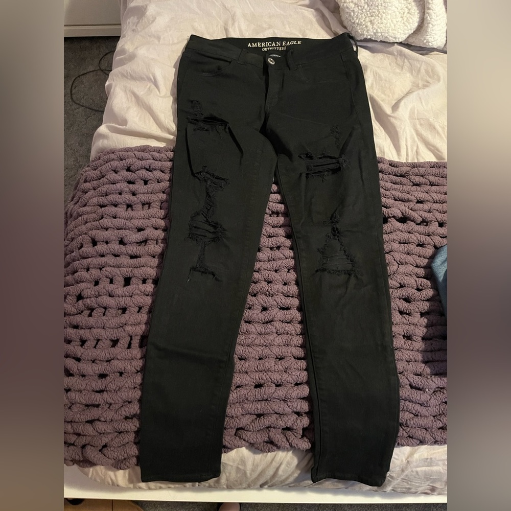 ripped jeggings